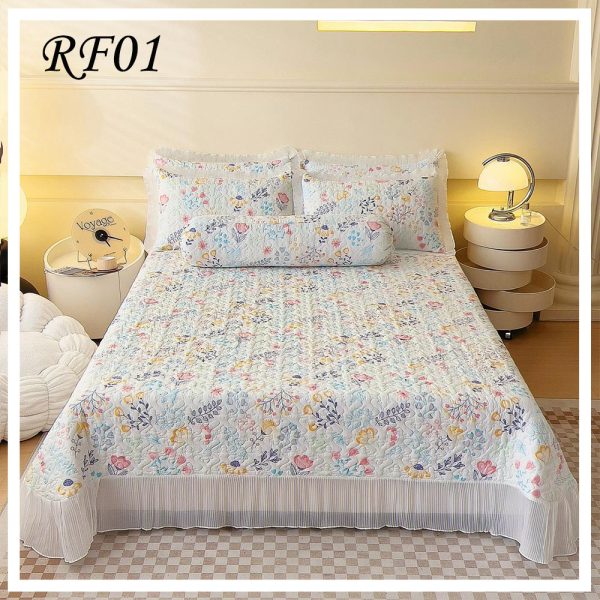 Set Cadar Ruffle Anti Kedut (6 pcs)